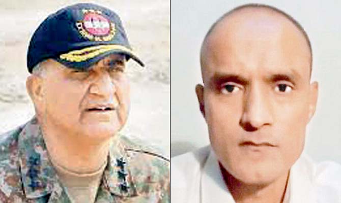 General Qamar Javed Bajwa and Kulbhushan Jadhav