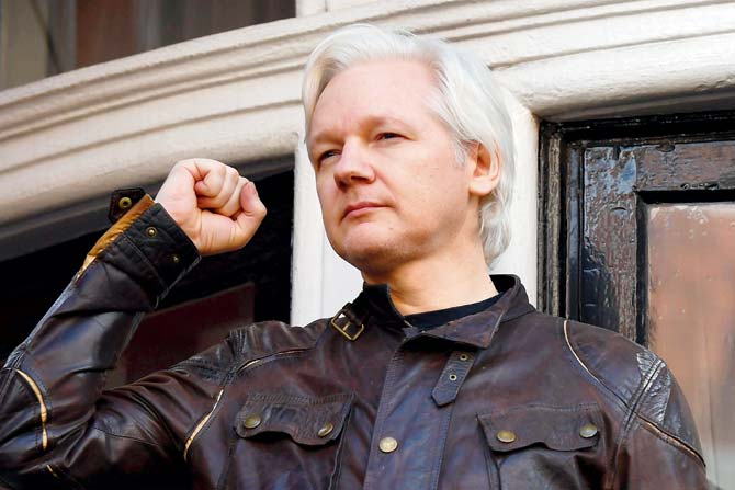 Julian Assange. Pic/AFP