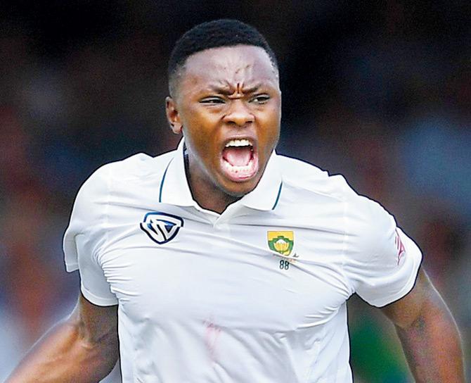 South African fast bowler Kagiso Rabada. Pic/getty images