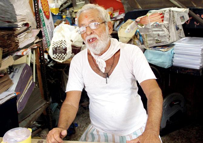 74, also migrated with his parents during the Partition from Karachi. PICS/TANVI PHONDEKAR