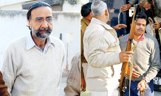 Moninder Singh Pandher and co-accused in the 2006 Nithari serial murders Surinder Koli were taken into custody. File Pics/AFP