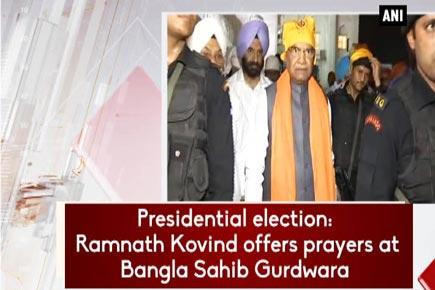 Presidential election: Ramnath Kovind offers prayers at Bangla Sahib Gurdwara