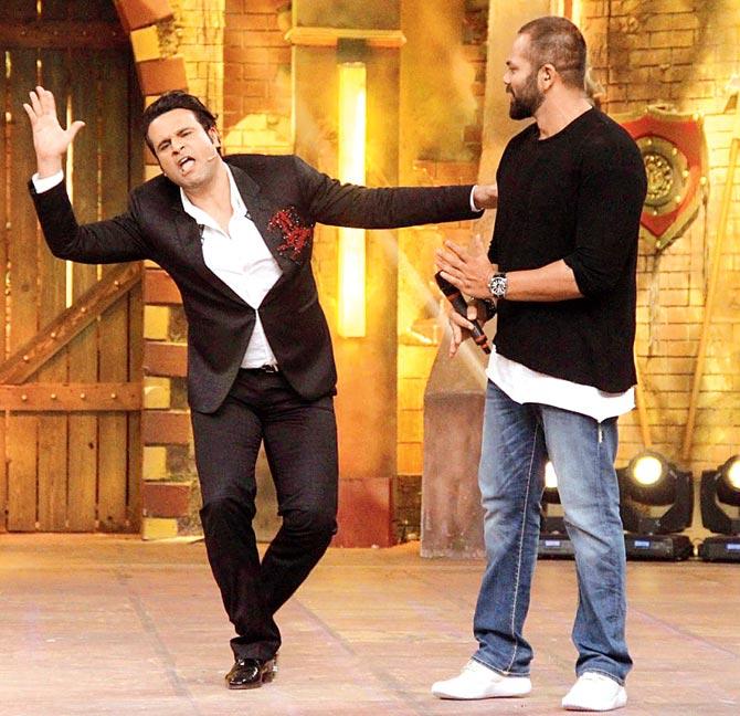 Krushna Abhishek and Rohit Shetty