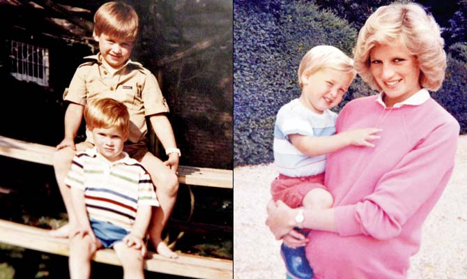 Pictures from the personal photo album of the late Diana. Pics/AFP