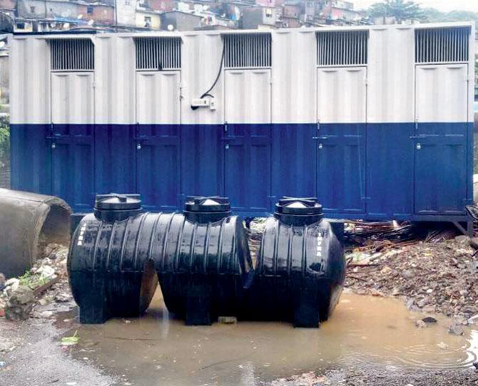 BMC sent the mobile loos late on Friday, but they are still locked