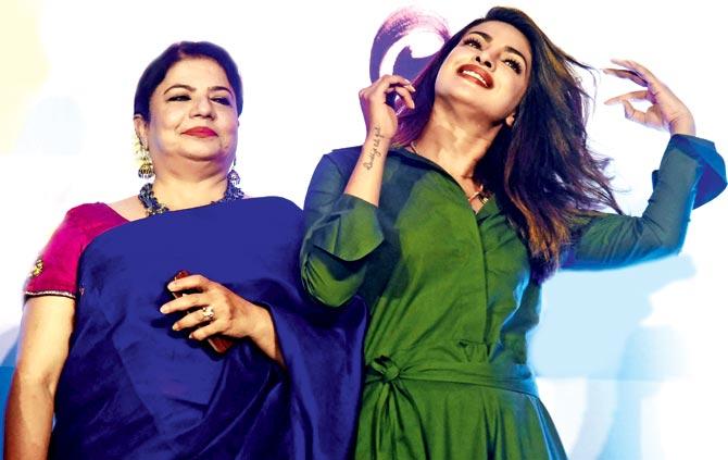 Priyanka Chopra with mother Madhu