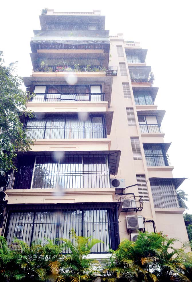 BMC officials inspected her home on Tuesday and found mosquito breeding spots