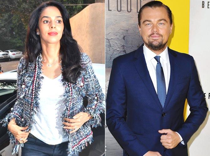 Mallika Sherawat and Leonardo DiCaprio