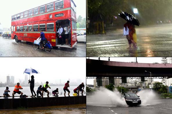 Mumbai rains in pictures: How city coped with torrential showers