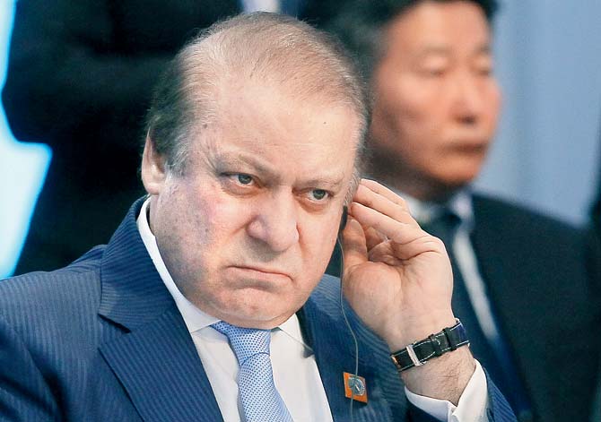 Pakistani Prime Minister Nawaz Sharif. Pic/AFP