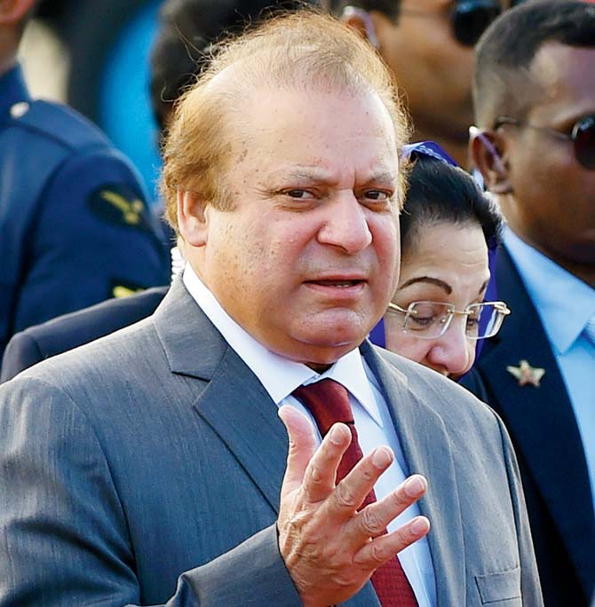 Pakistan Prime Minister Nawaz Sharif. Pic/AFP