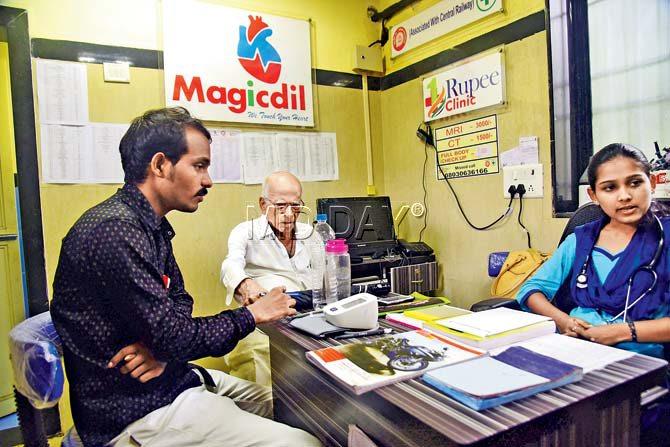 The pharmacy at the Wadala clinic is yet to open. Pic/Atul Kamble