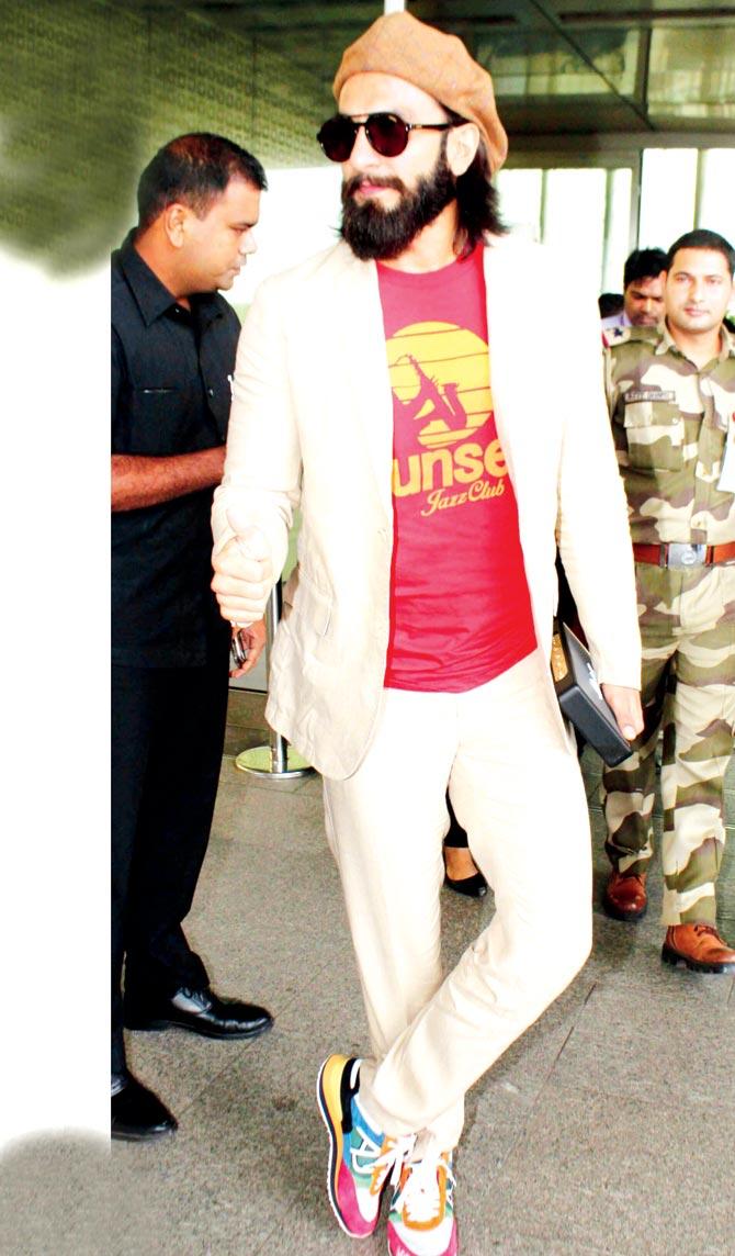 Ranveer Singh - Trefoil on my chest, Superstar on my feet.... | Facebook