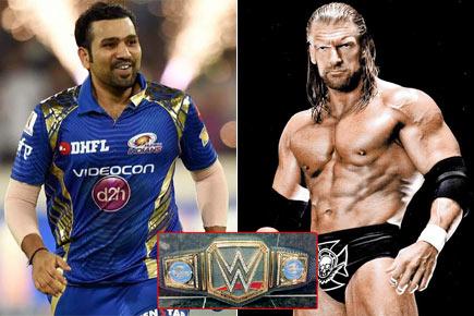 Rohit Sharma's Mumbai Indians are now WWE champions, thanks to Triple H
