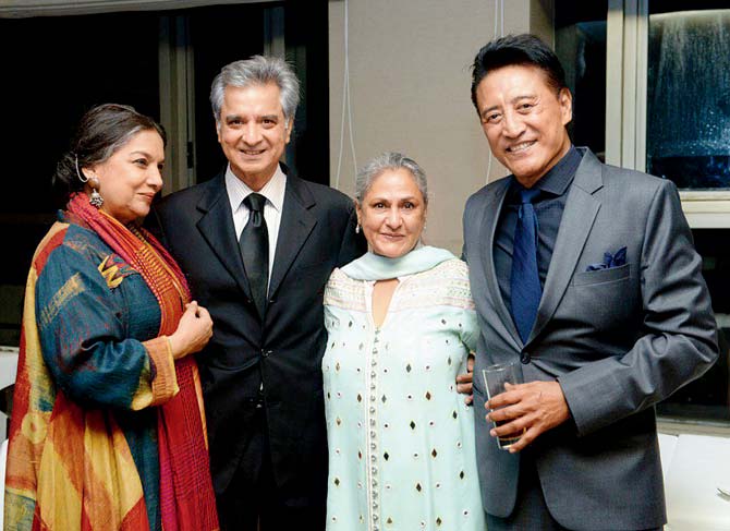 (From left) Shabana Azmi, Romesh Sharma, Jaya Bachchan and Danny Denzongpa