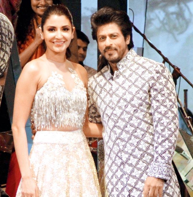Anushka Sharma and Shah Rukh Khan