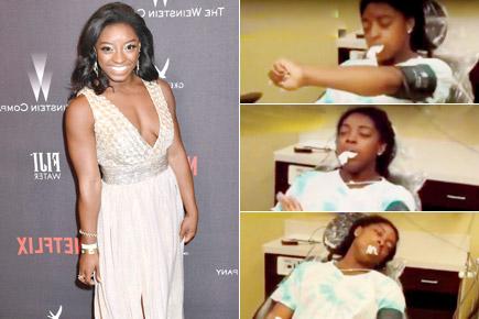 Simone Biles shares hilarious video of her condition after dental surgery