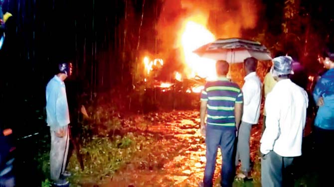 Conducting last rites during the monsoon is troublesome for the villagers as rains keep extinguishing the fire