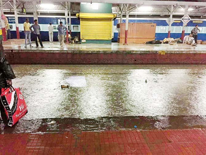 Water-logging at Valsad station disrupted services on Mumbai-Gujarat route