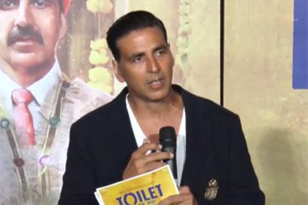 Akshay Kumar makes a shocking revelation about 'Toilet: Ek Prem Katha'