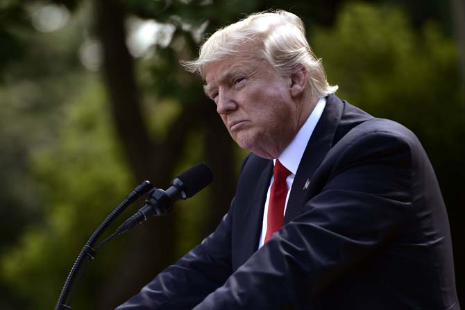 Donald Trump. Pic/AFP