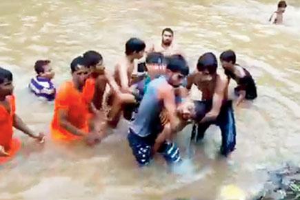 Vasai youth braves waterfall to rescue stranger on a picnic