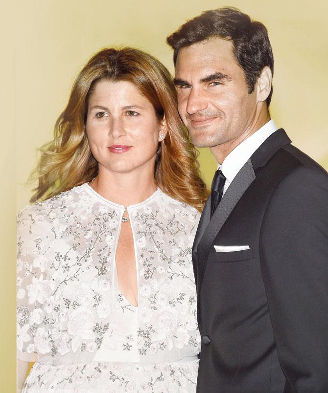 Roger and Mirka Federer. Pics/Getty Images