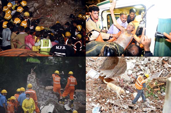 In pictures: A recap of the Ghatkopar building collapse