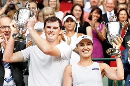 Wimbledon: Mixed doubles title for Jamie Murray-Martina Hingis