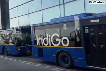 IndiGo bus's window shatters due to jet blast, five passengers injured