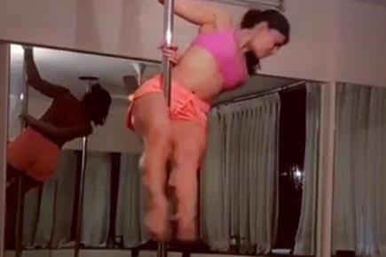 Jacqueline Fernandez shows off her pole-dancing skills