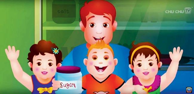 A screen grab of Johny Johny Yes Papa on ChuChu TV, that is now among the 40 videos on YouTube to have crossed 1 billion views 