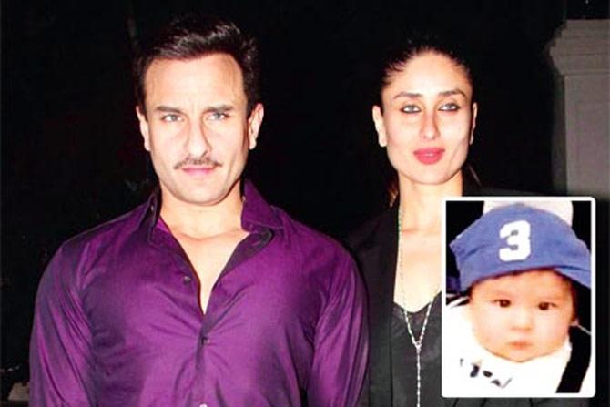 Kareena Kapoor Khan and Saif Ali Khan take son Taimur on his first international trip