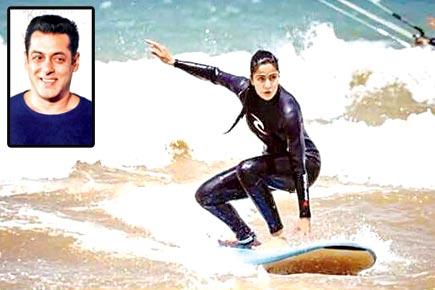 Katrina Kaif rides the wave for her 'Tiger' Salman Khan
