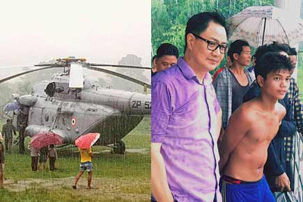 Photos: Kiren Rijiju makes miraculous escape as chopper makes emergency landing