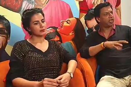 Indu Sarkar's Madhur Bhandarkar and Kriti Kulhari at mid-day studio