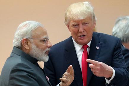 US President Donald Trump walks up to PM Narendra Modi for impromptu chat at G20