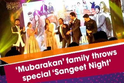 Watch video: 'Mubarakan' family throws special 'Sangeet Night'