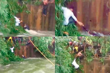 Video: Braveheart Powai locals defy heavy rains to save drowning teen