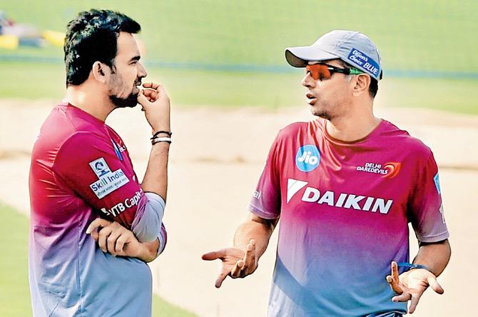 As soon as it was announced that Zaheer Khan (left) and Rahul Dravid would be batting and bowling consultants, the pundits were convinced that this was done to undermine head coach Ravi Shastri