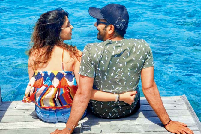 Rohit Sharma and wife Ritika Sajdeh cant seem to take their eyes off each other