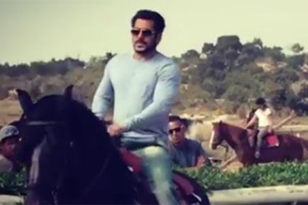 Salman Khan takes horse riding lessons for 'Tiger Zinda Hai'