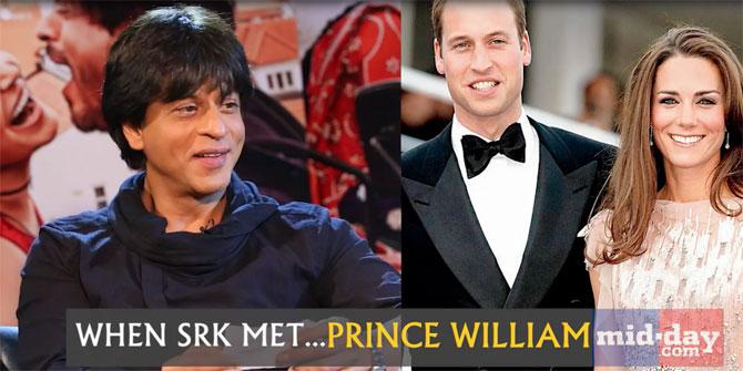Shah Rukh Khan and Prince William