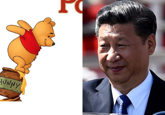 Winnie the pooh and Xi Jinping