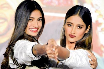 Athiya Shetty and Ileana D'Cruz pout and smile for camera