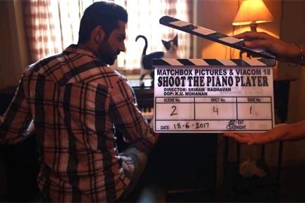 Ayushmann Khurrana shares first photo from sets of 'Shoot The Piano Player'