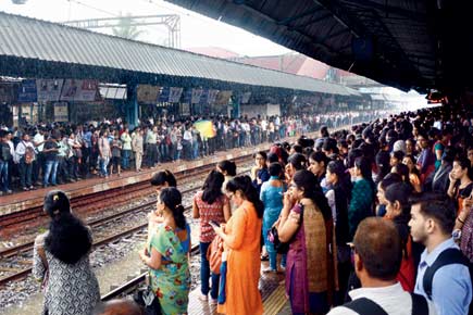 Mumbai Rains: Central Railway services take a beating in downpour