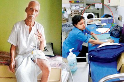 'Napping doctors kept my grandfather standing for hours in pain'