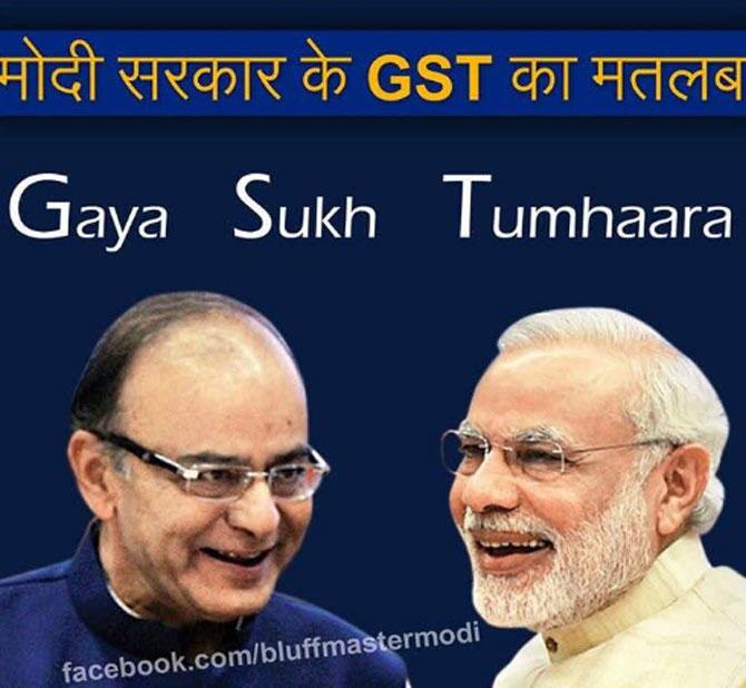 Twittearti change the name of GST to Great Stupid Tax