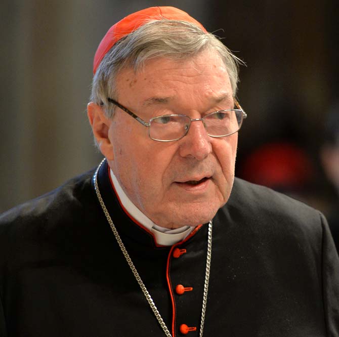 Australian Cardinal George Pell. Pic/AFP